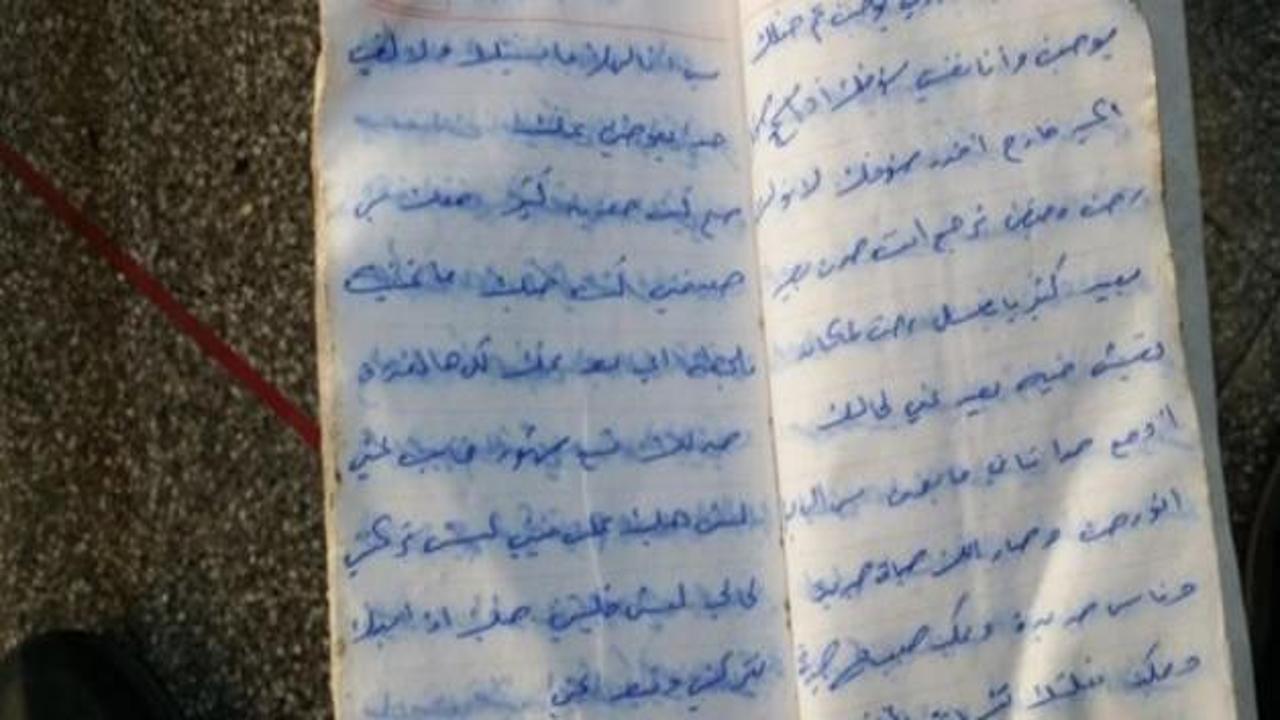 Suriyeli genç kızın sevdiğine mektubu