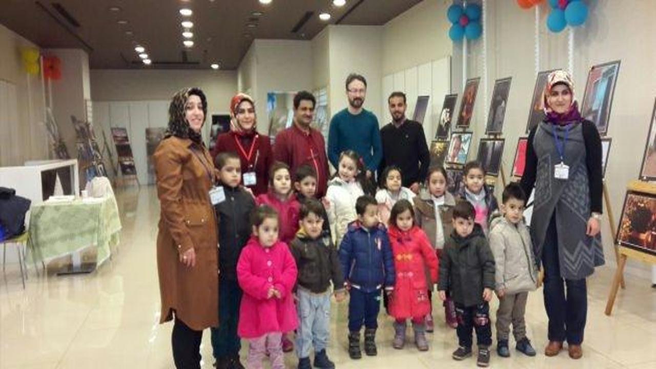 Tokat'ta küçük çocuklar fotoğraf sergisini gezdi