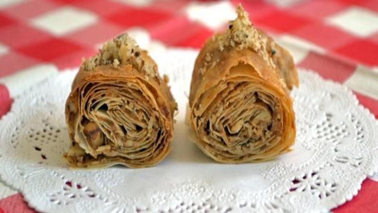 Baklava Yufkasından Tahinli Kurabiye
