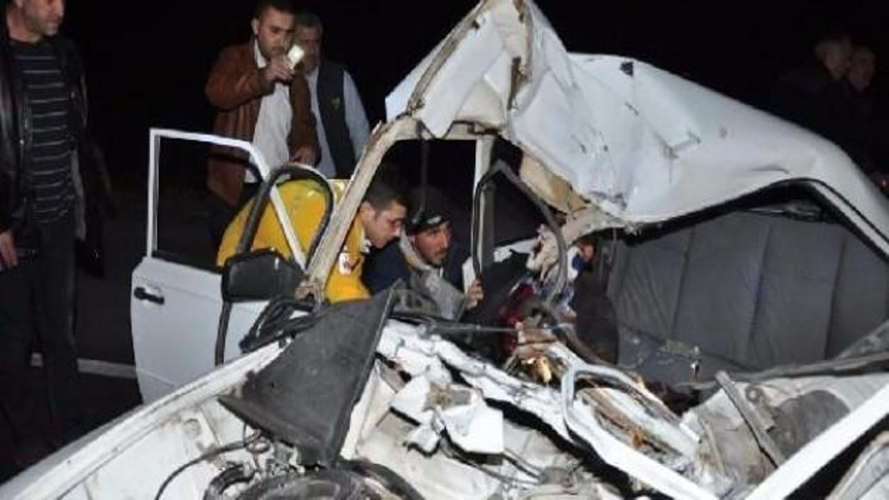 Aksaray'da kaza: 1 ölü, 4 yaralı