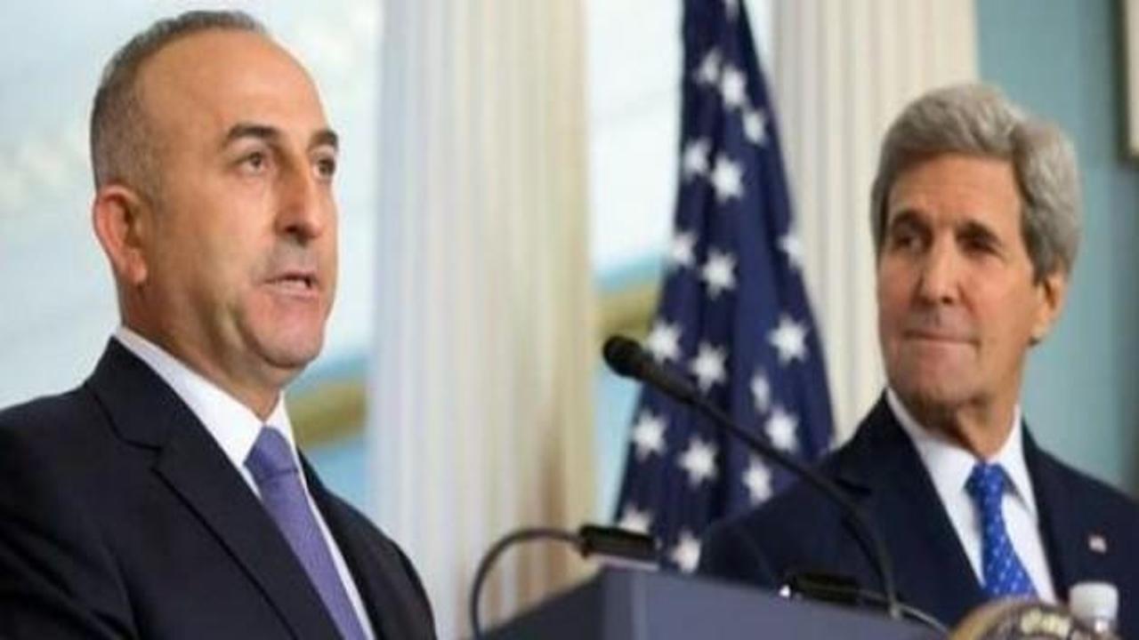 Çavuşoğlu, Kerry ile Suriye'yi konuştu