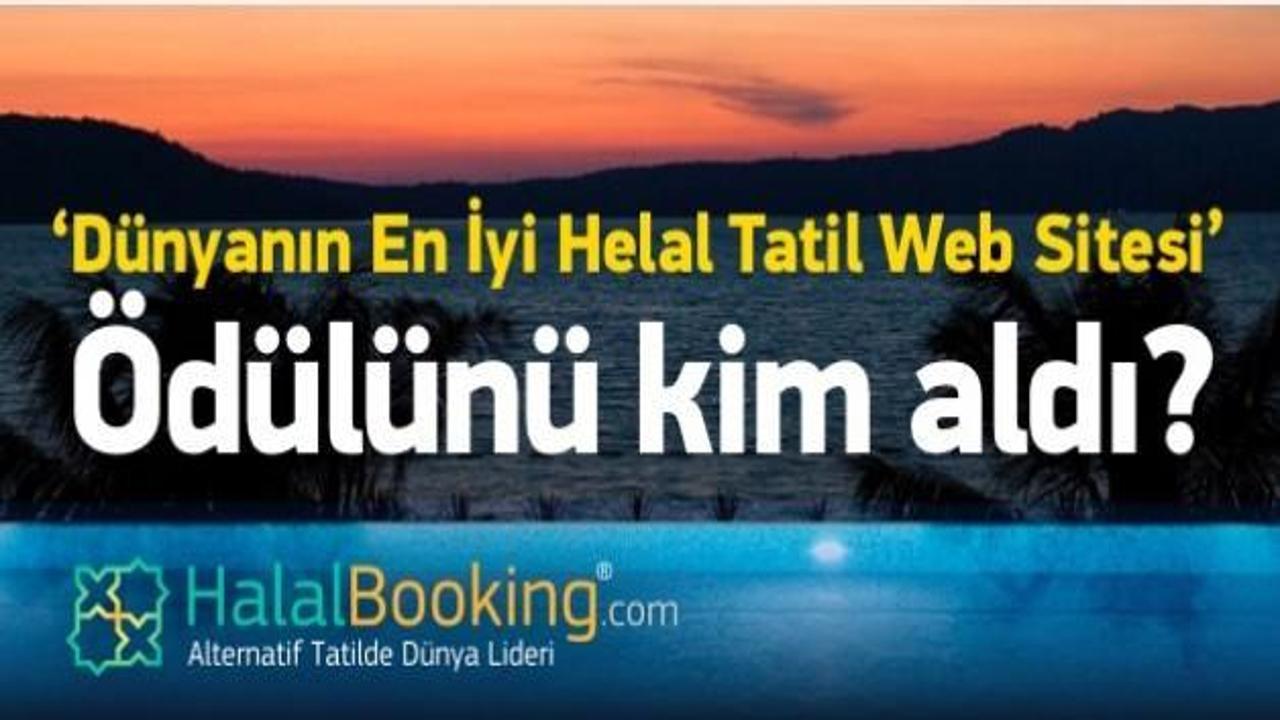 En İyi Helal Tatil Web Sitesi ödülünü aldı