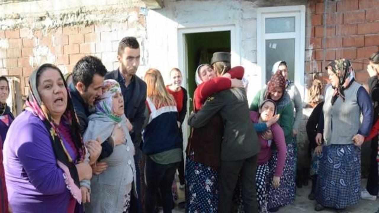 Şehit G&ouml;ksel Cin'in baba evine ateş d&uuml;şt&uuml;