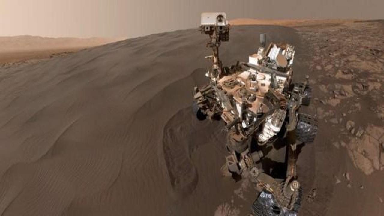 "Selfi" çılgınlığı Mars'a taşındı