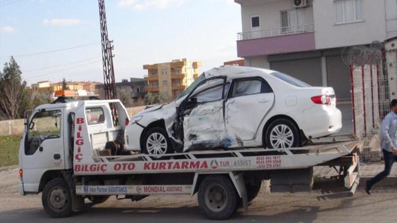 Nusaybin'de trafik kaza: 1 yaralı