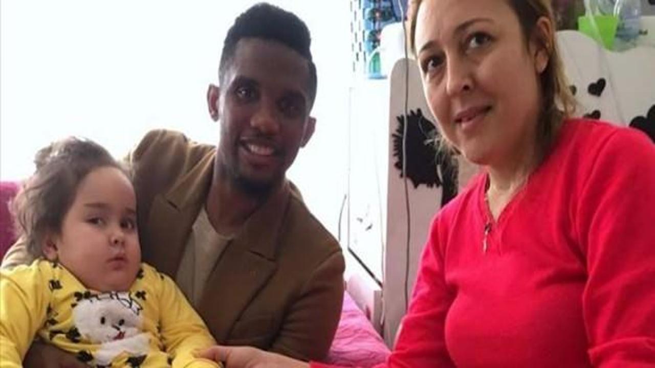 Eto'o'dan anlamlı ziyaret