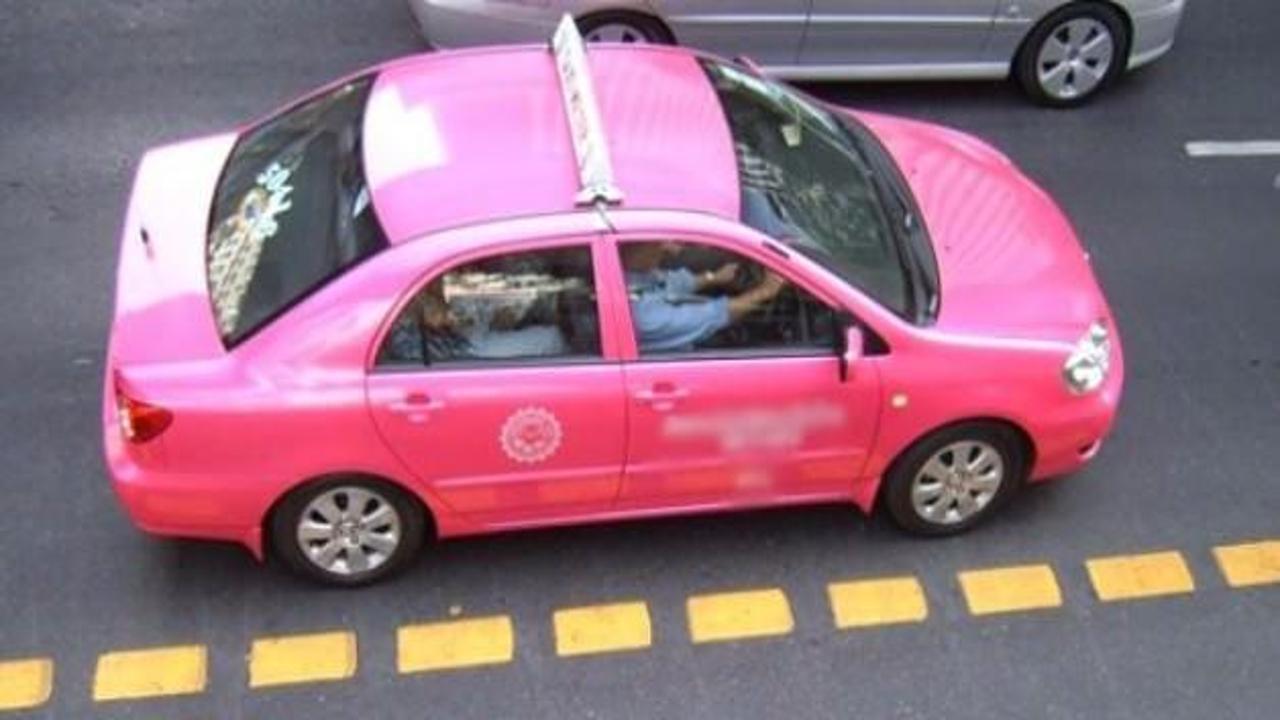 Kadınlara özel "pembe taksi" dönemi