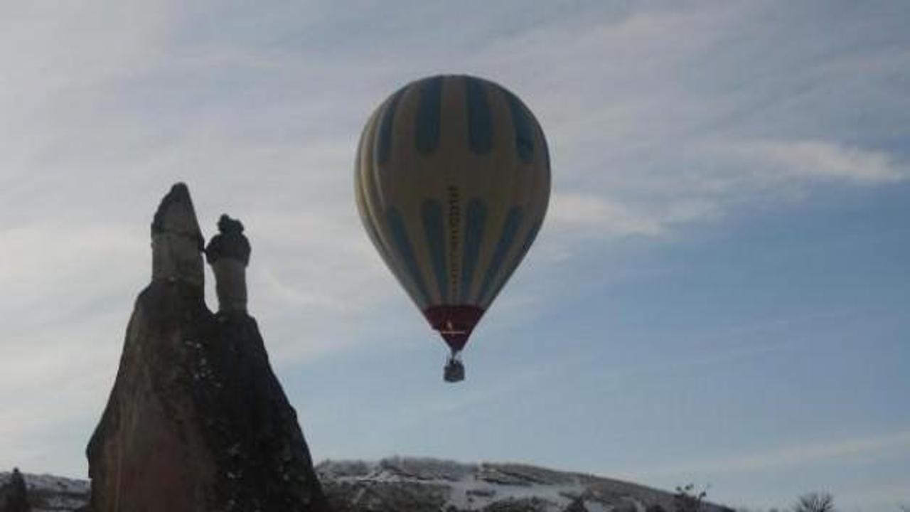 Kapadokya’da balonlar havalanamadı