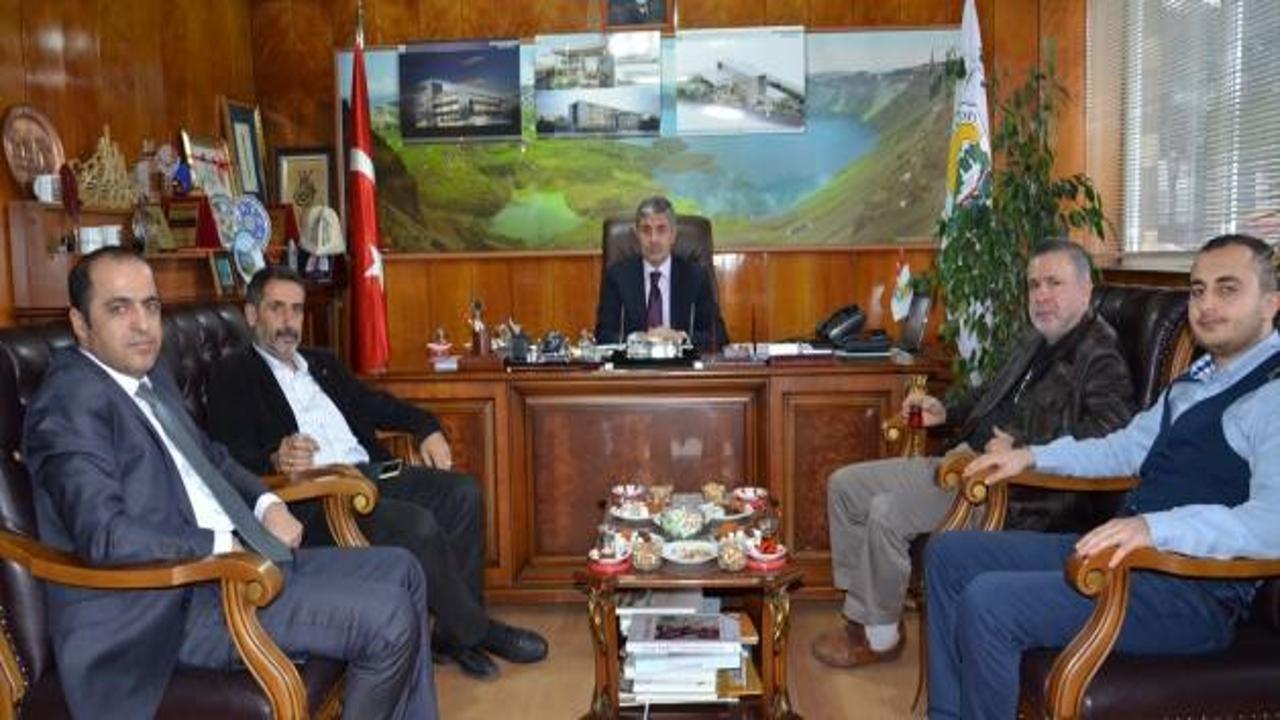Mazlumder Genel Başkanı Ünsal'dan, Tatvan Belediyesine ziyaret