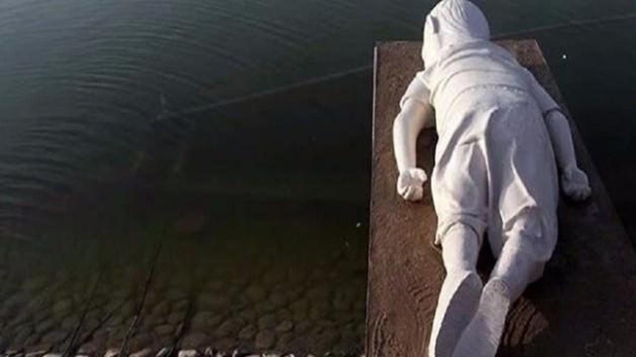 Aylan Kurdi'nin heykeli yapıldı