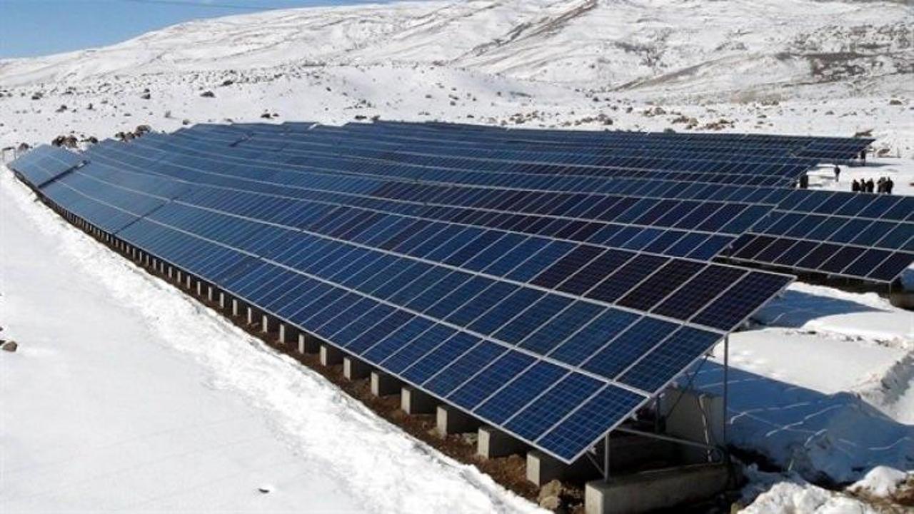 Erzurum'a güneş enerji santrali