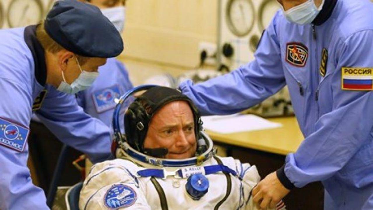 ABD'li astronot uzaydan 5 santim uzayarak döndü
