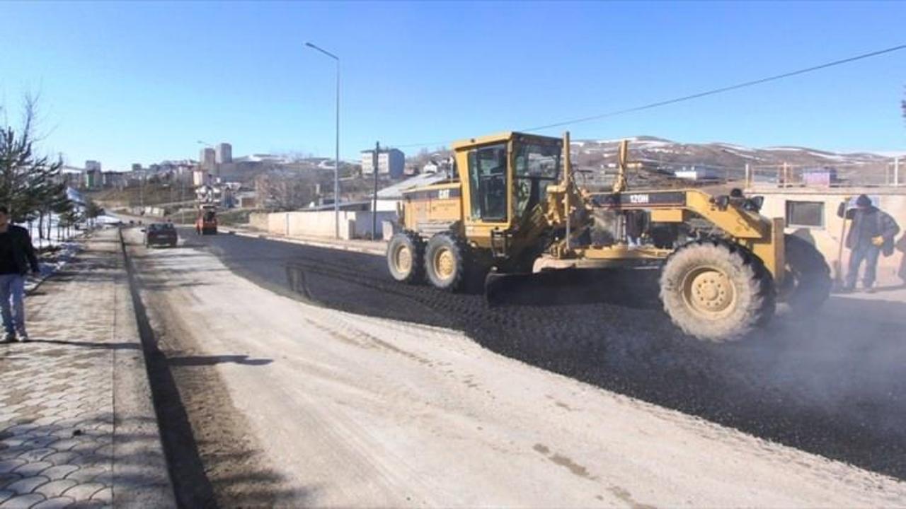 Bayburt Belediyesinin asfalt çalışmaları