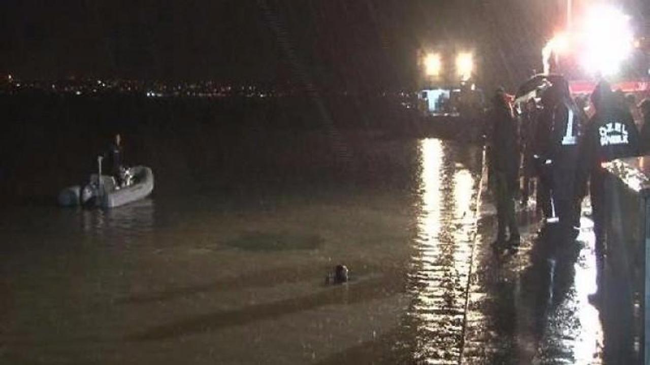İstanbul'da otomobil denize düştü: 1 ölü