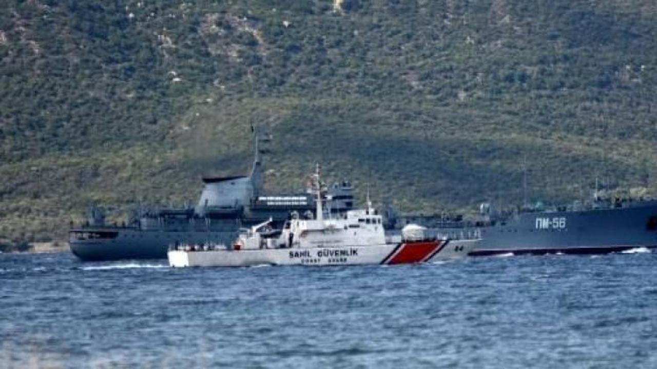 Rus savaş gemisi Karadeniz'e çıkıyor