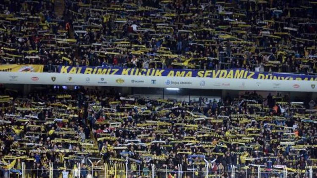 Fenerbahçe maçında teröre tepki