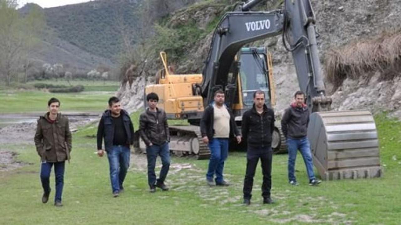Rüyasında gördüğü altınlar için kazı başlattı