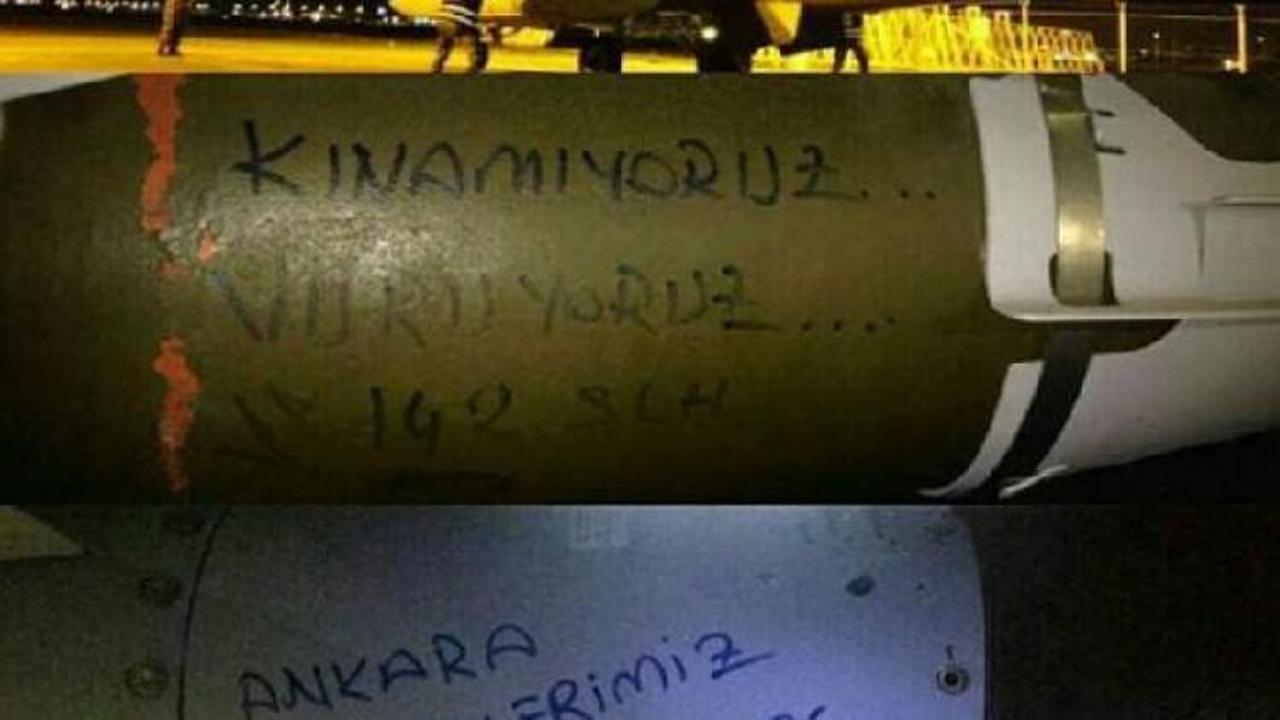 Bombaların üzerinden PKK'ya mesaj - Haber 7 GÜNCEL