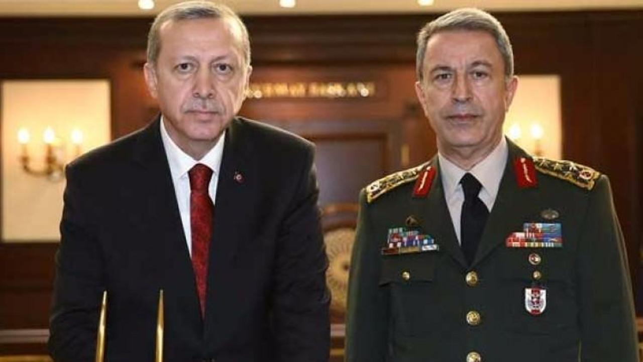 Erdoğan ve Akar'dan 18 Mart mesajı