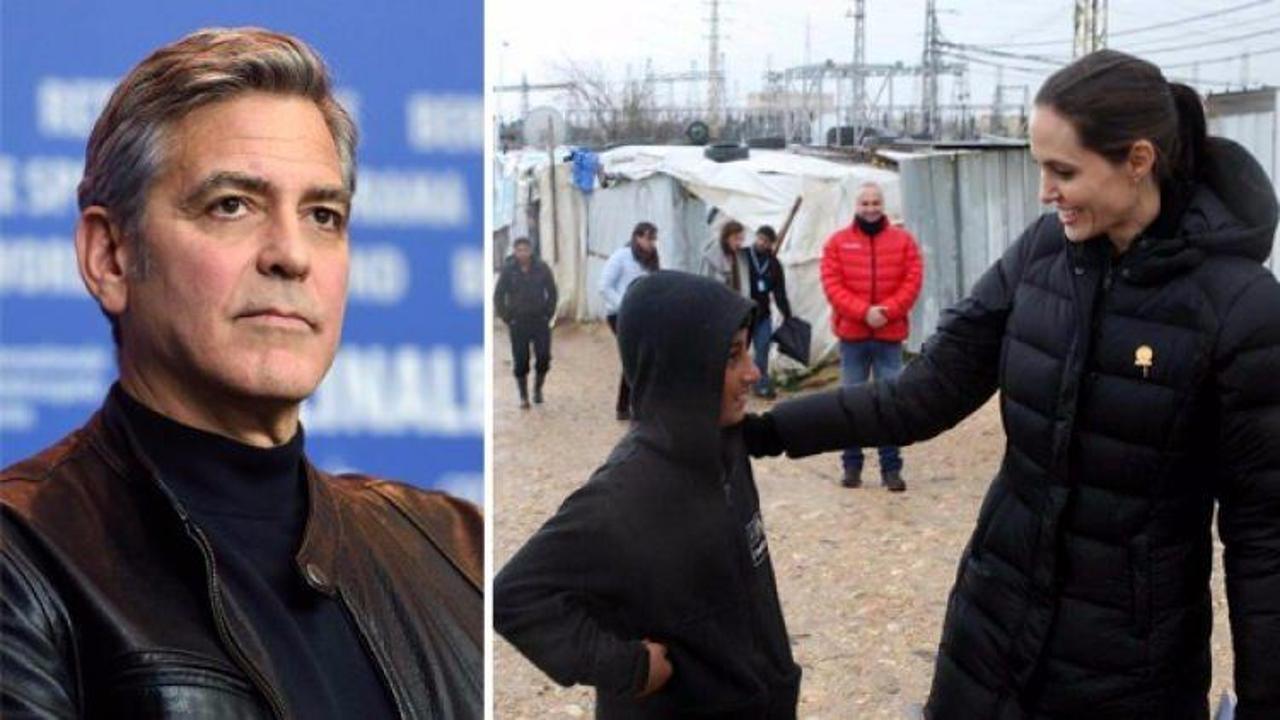 Jolie ve Clooney dünyaya göçmen ayarı verdi