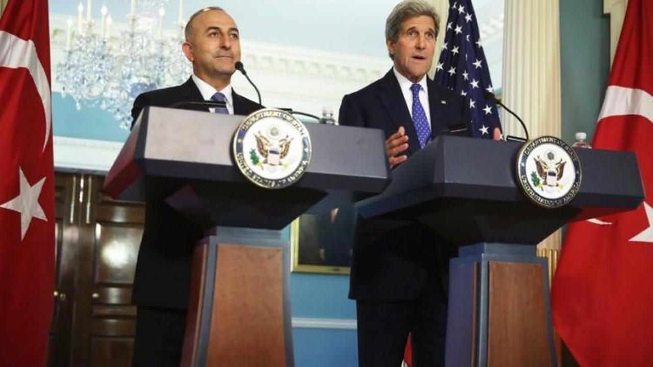 Çavuşoğlu, Kerry ile Suriye'yi görüştü