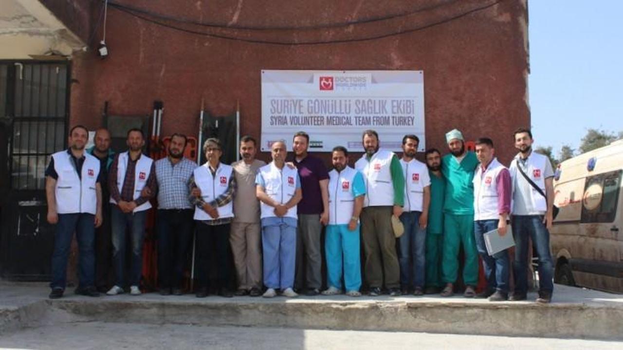 Yeryüzü Doktorları Suriyelilere destek veriyor