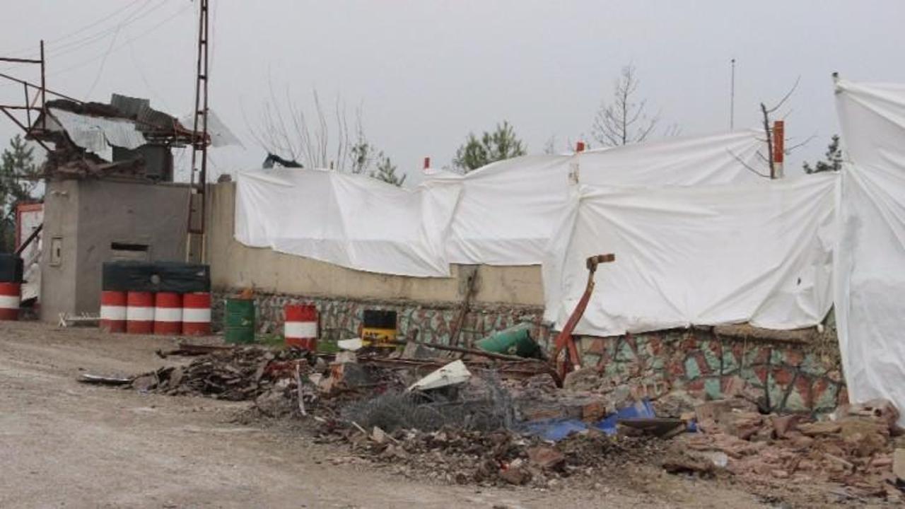 Patlamanın şiddeti g&uuml;n ağarınca ortaya &ccedil;ıktı
