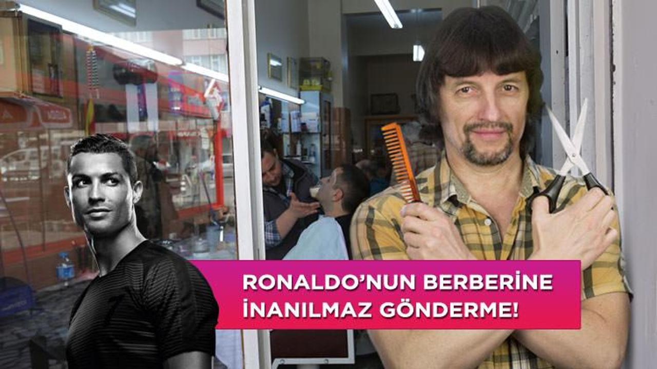 Ronaldo’nun berberine inanılmaz gönderme!
