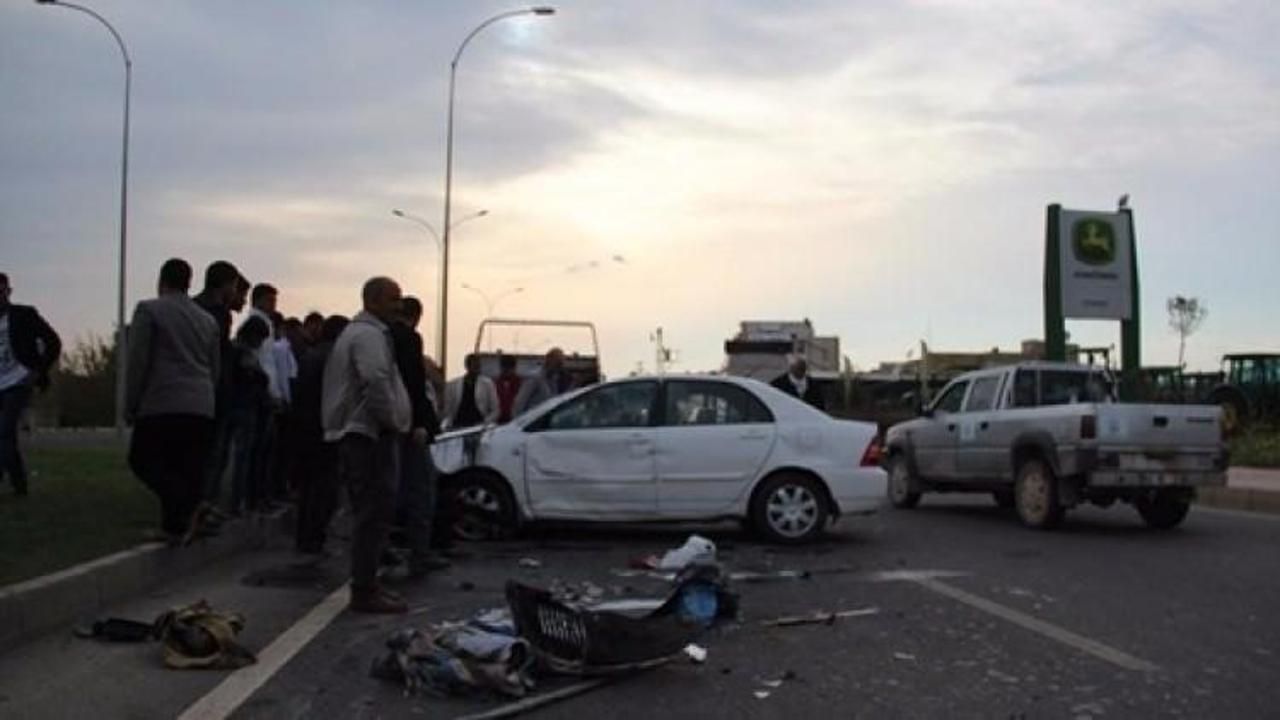  Şanlıurfa'da trafik kazası: 11 yaralı