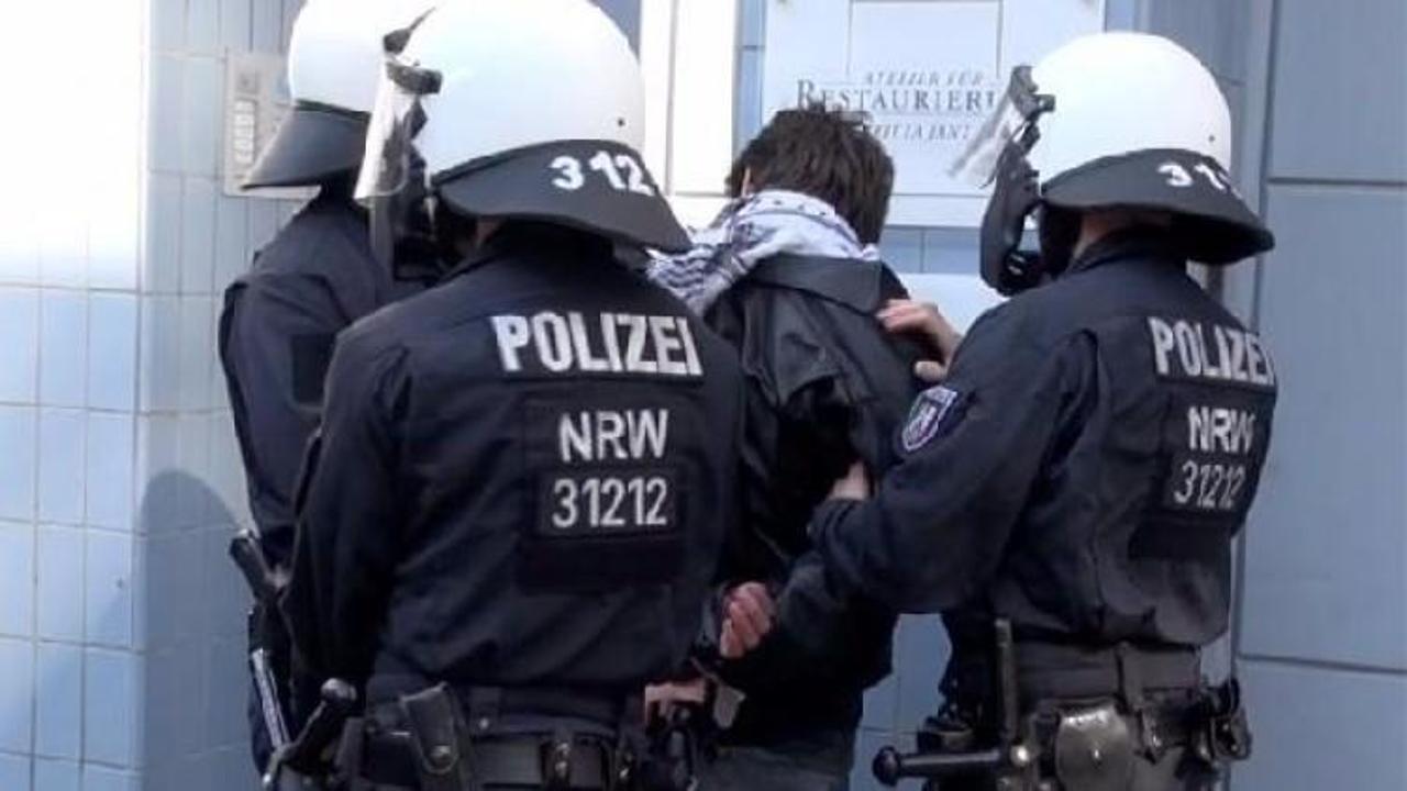 Almanya'da PKK'lılara polis müdahalesi