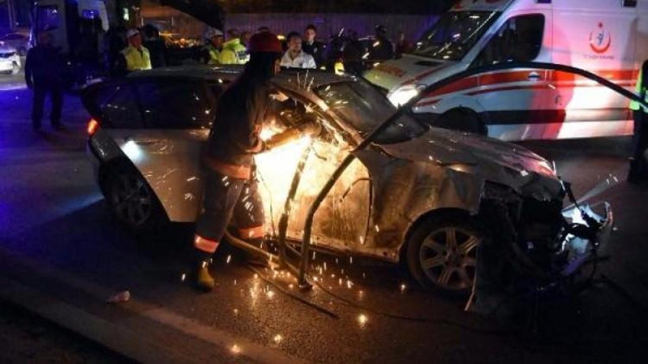 Beşiktaş'ta trafik kazası: 1 ölü, 1 yaralı