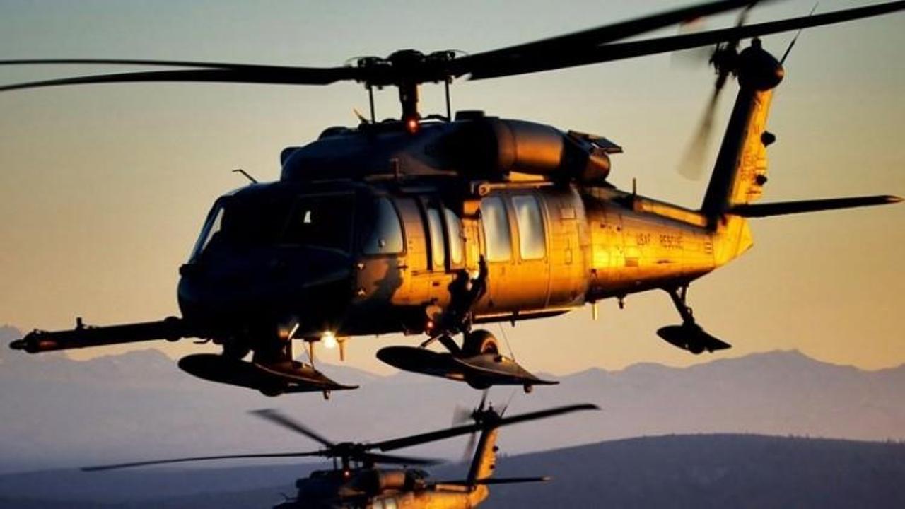 Askeri helikopter düştü: 2 ölü