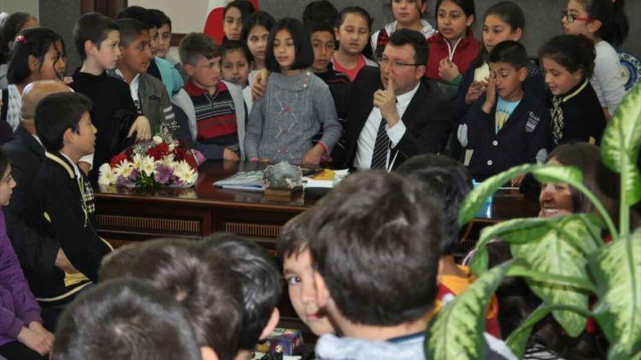 Kaymakam Şahin'den öğrencilere yerel yönetimler dersi