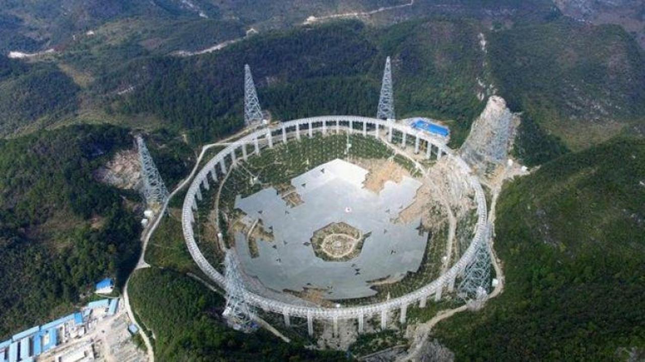 Çin'den dünyanın en büyük teleskobu