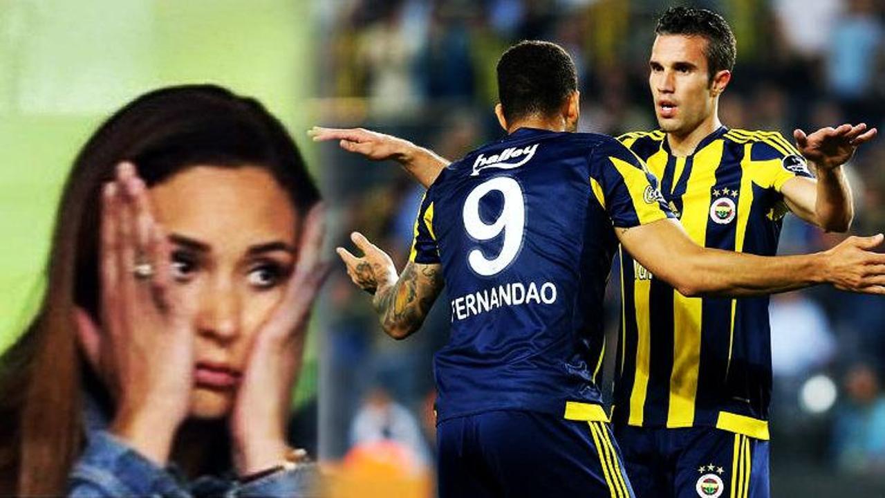Van Persie'nin eşi g&ouml;zyaşlarını tutamadı