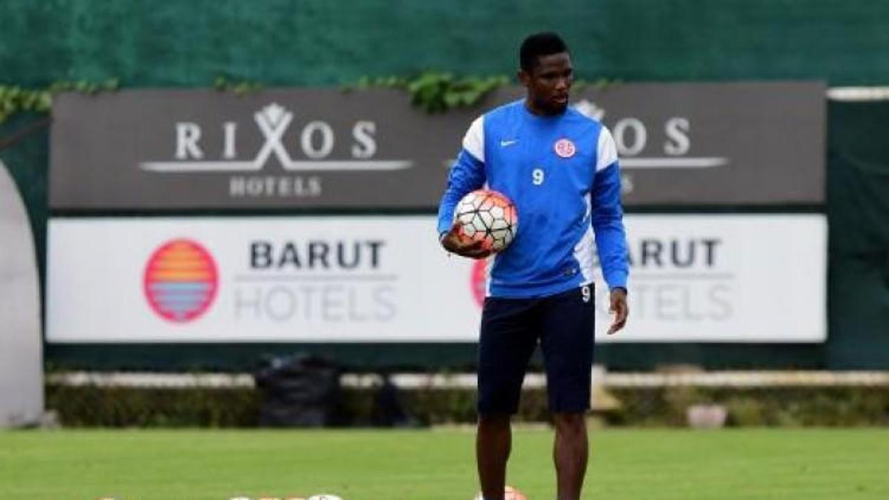 Eto'o'dan arkadaşlarına rehavet uyarısı
