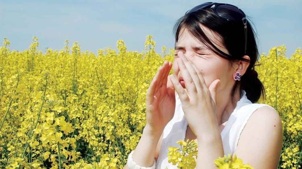 Her 4 kişiden biri bahar alerjisi