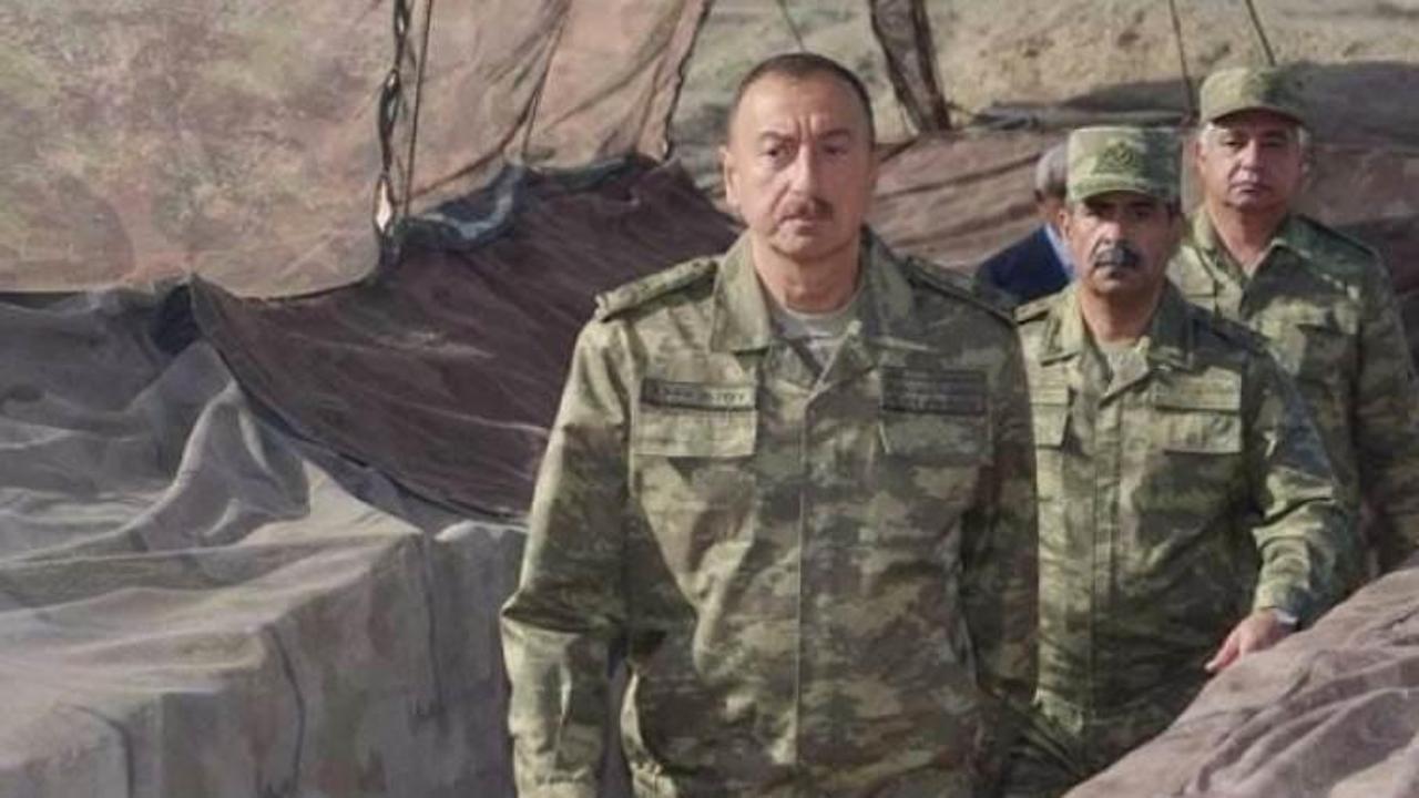 İlham Aliyev cephede