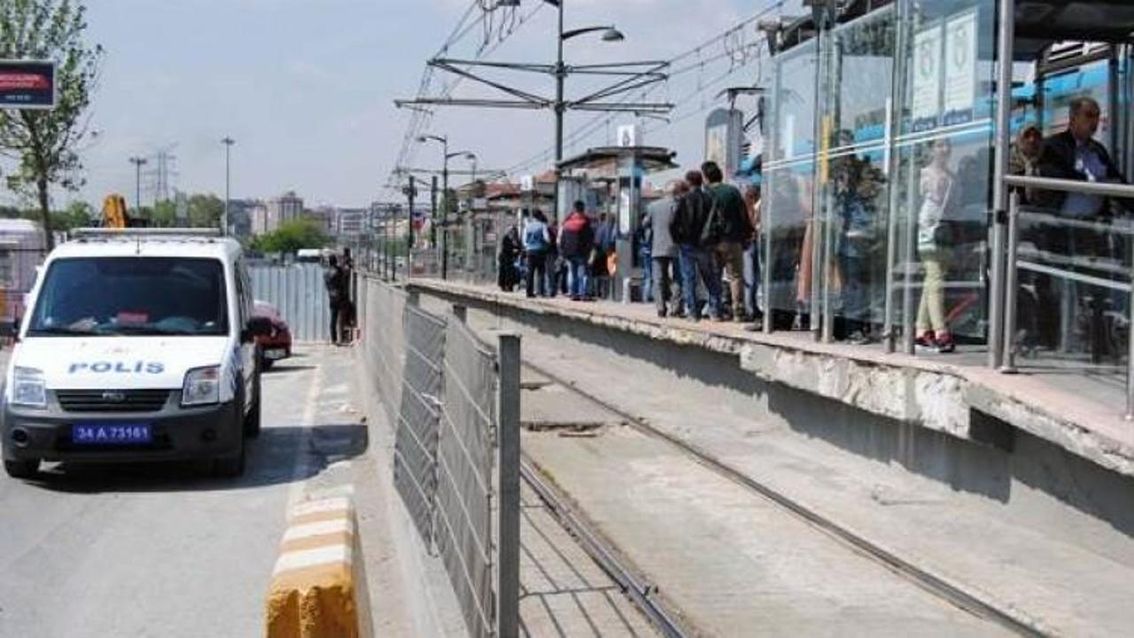 İstanbul'da tramvay durağında dehşet'