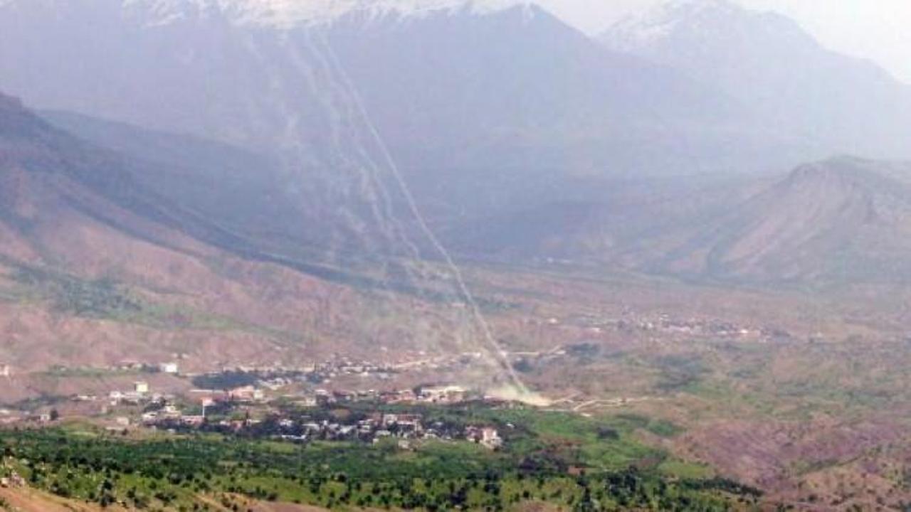 PKK hedeflerine ağır top atışı 