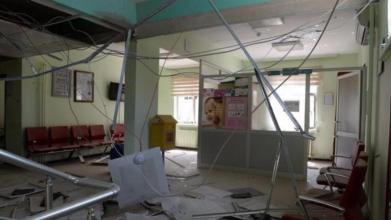 PKK Şırnak'ta hastaneleri yakıp yıktı 