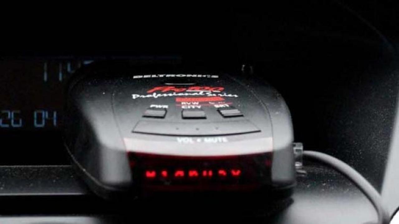Radar tespit cihazı bulunduran sürücüye rekor ceza