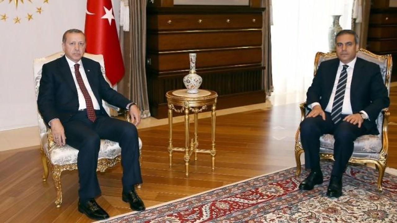 Erdoğan ile Hakan Fidan bir araya geldi