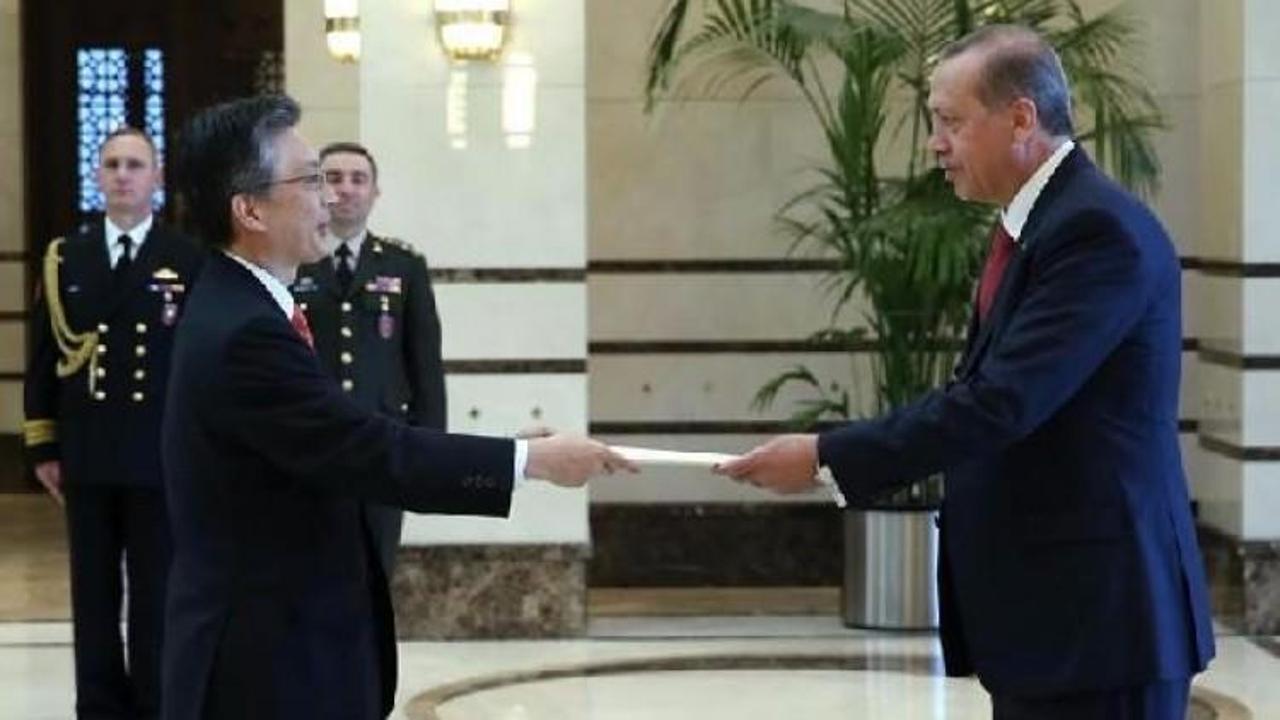 Japon büyükelçiden Erdoğan'a güven mektubu