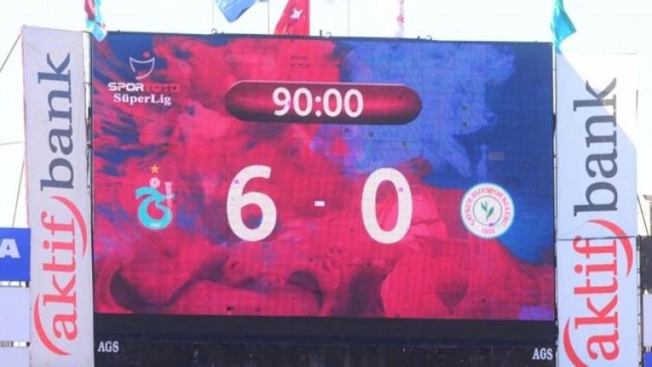 Trabzonspor, Süper Lig'de bir ilki başardı