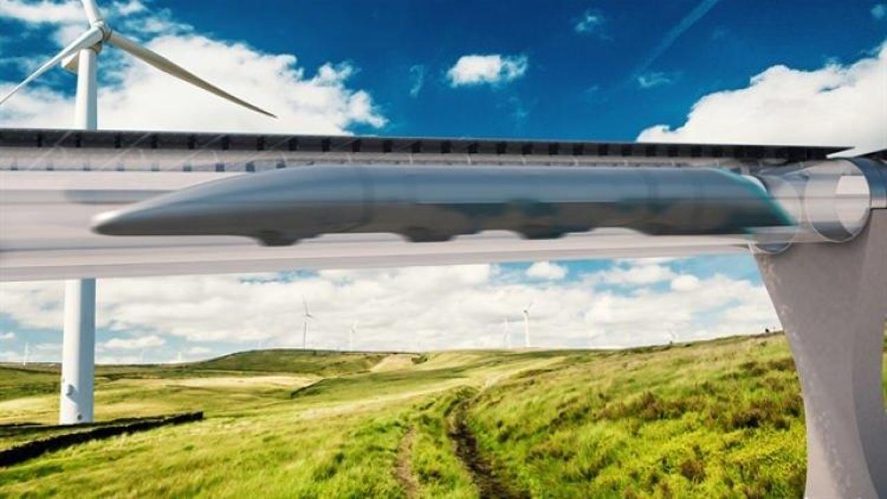 Hız yuvarı Hyperloop'un ilk test sürüşü yapıldı