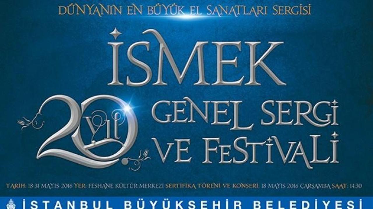20. Yıla &Ouml;zel İSMEK Sergisi a&ccedil;ıldı