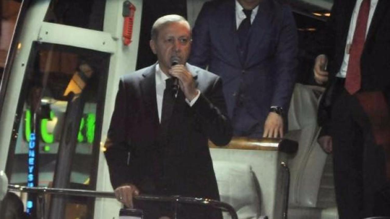Erdoğan baba evinde halka seslendi