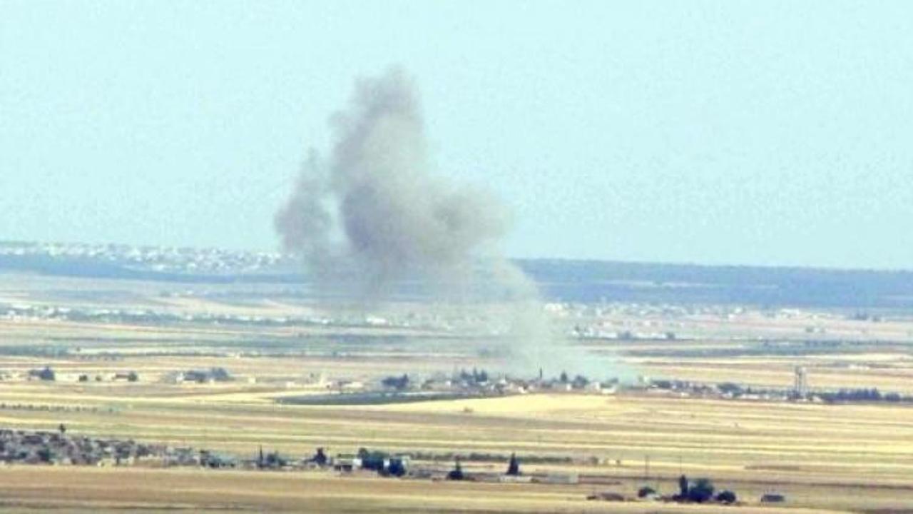IŞİD mevzilerinden dumanlar yükseliyor!