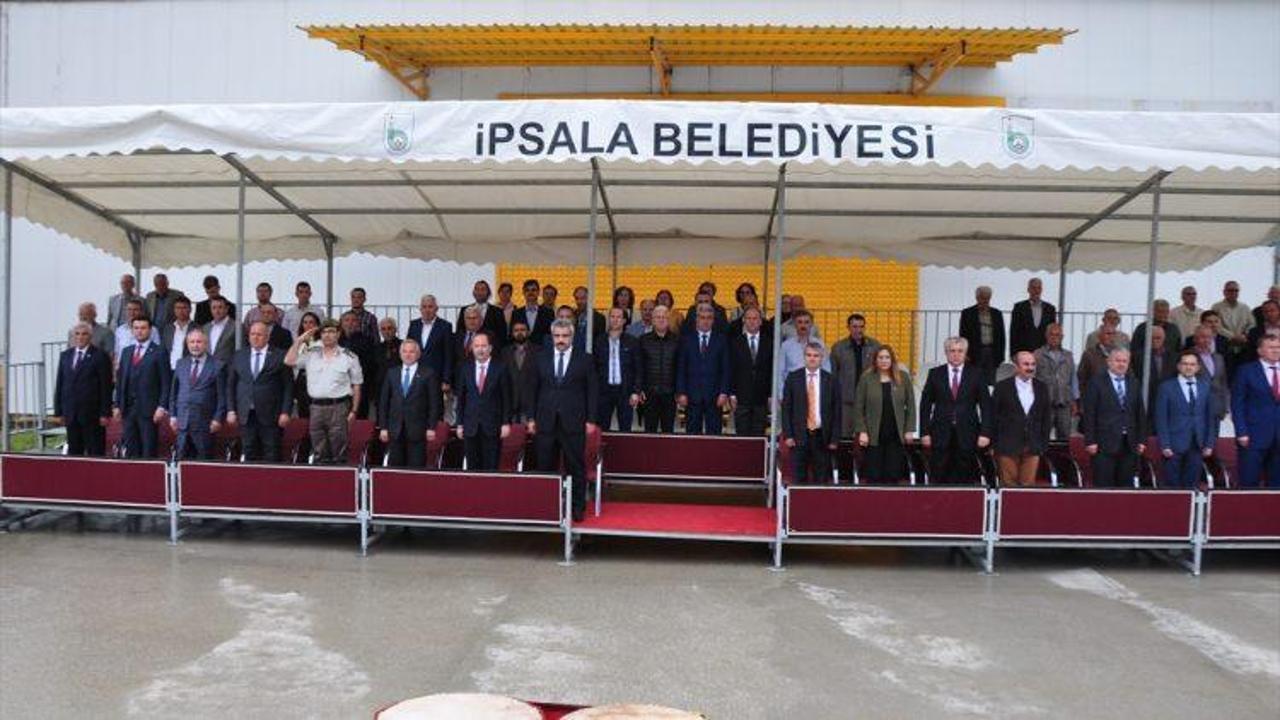 İpsala'da yol yapım çalışmaları